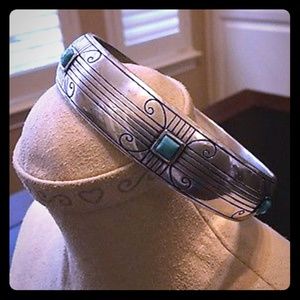 Brighton Southwest themed silver bangle